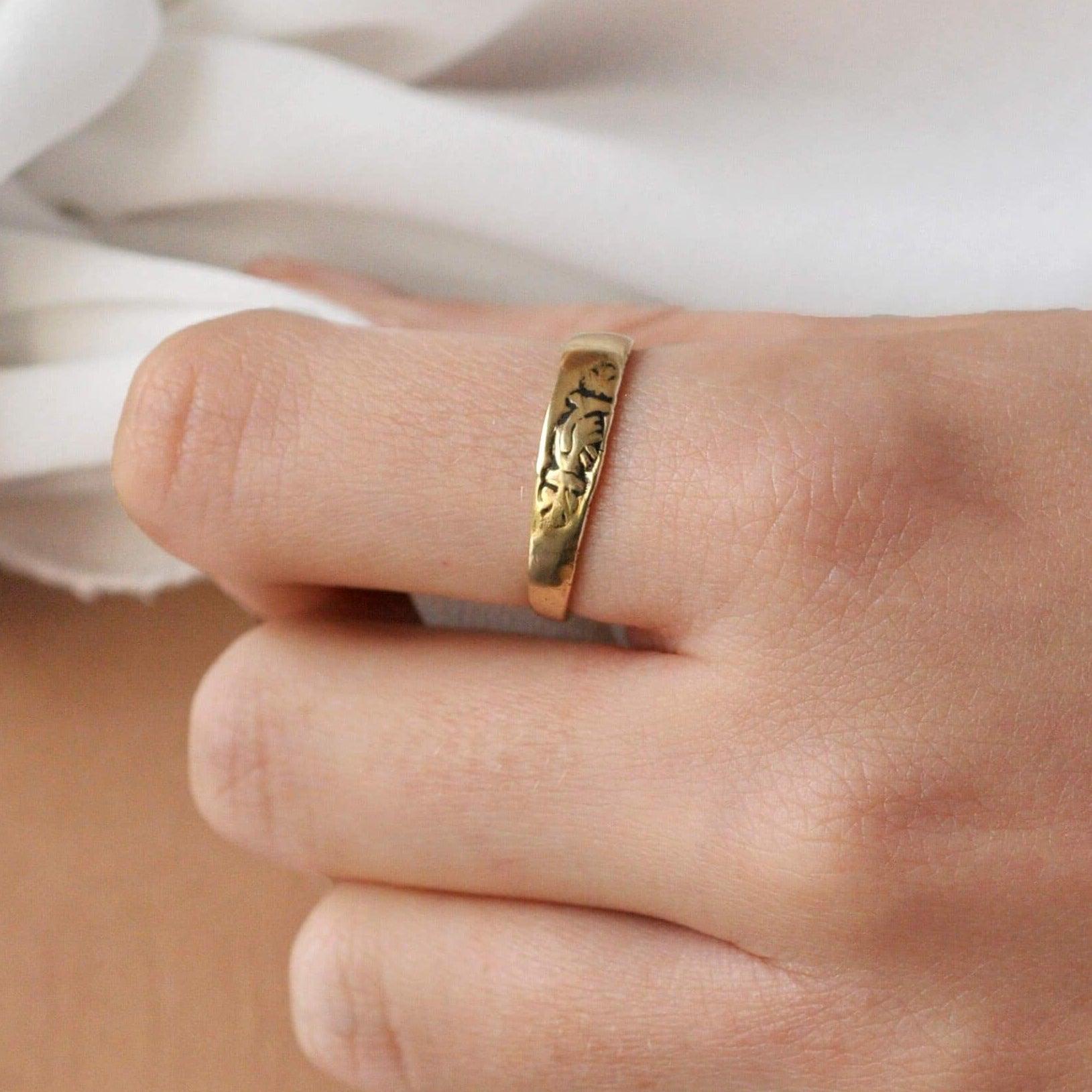 gold friendship ring