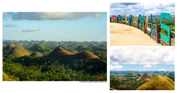 Photos of Chocolate Hills, Philippines. ByZo Art Blog.
