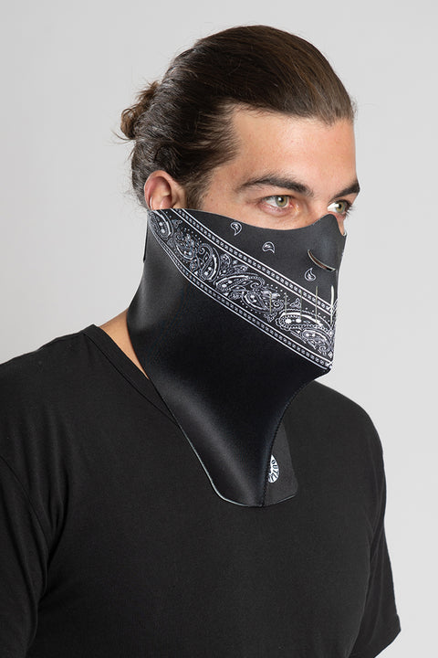 Download Black Bandana Half Mask - Hair Glove