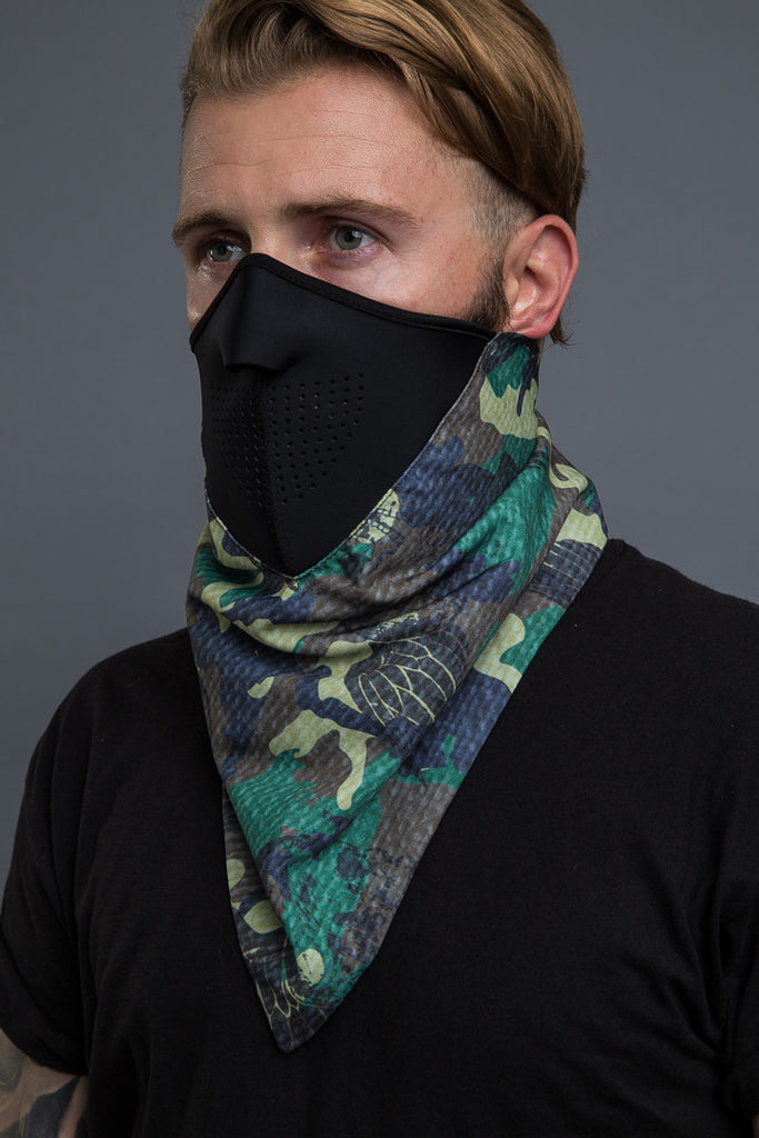 Download Vintage Camouflage Bandana Mask - Hair Glove