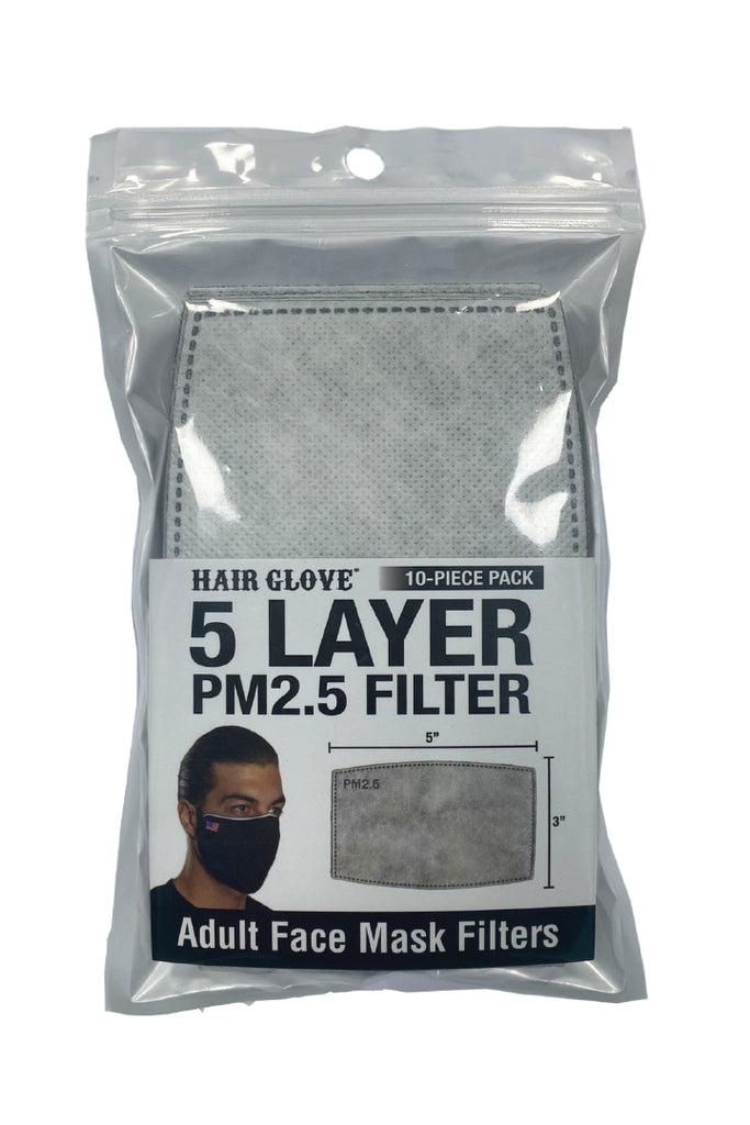 Download Adult Face Mask 5 Layer PM2.5 Filter- 10 Pcs Pack - Hair Glove