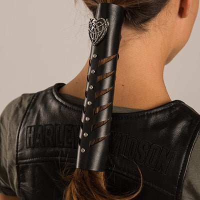 harley davidson ponytail wraps