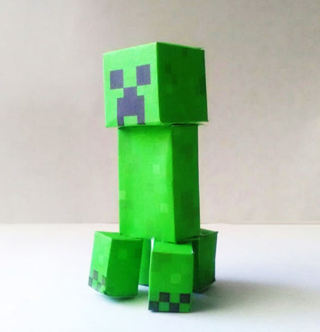 How to make a Bendable Creeper (Minecraft Papercraft) 