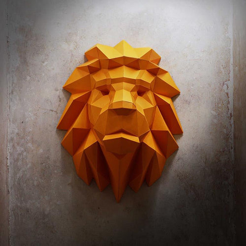 Best Papercraft Wall Art | Animal Head 3D Wall Decor | Papercraftworld  Tagged 
