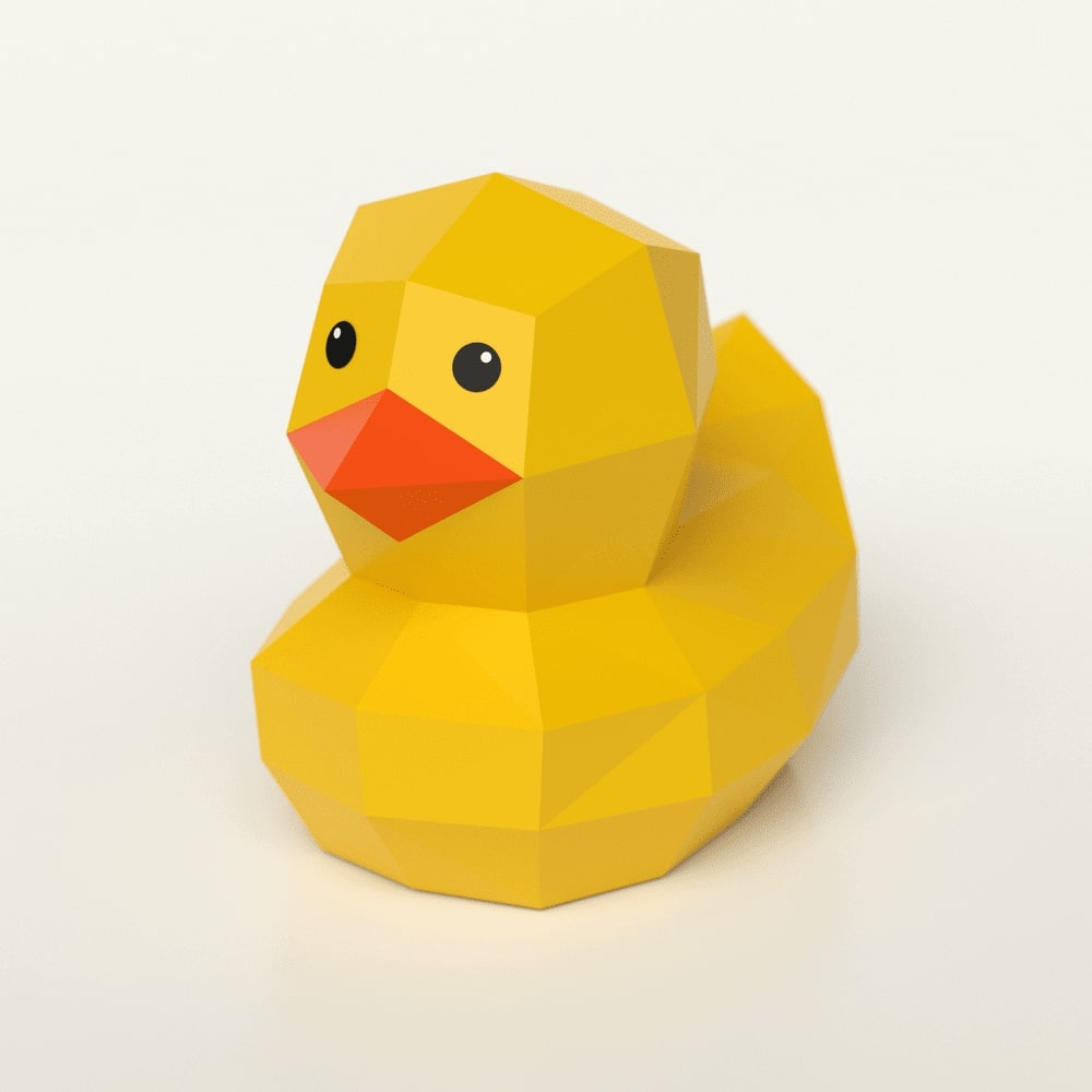 Rubber Duck 3D Papercraft product
