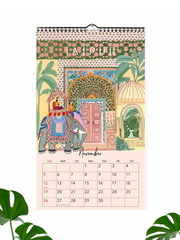 Jaipur the spring palette calendar
