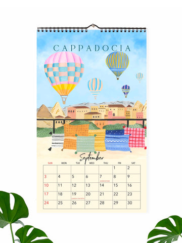 cappadocia the spring palette calendar