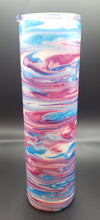 Load image into Gallery viewer, Purple &amp; Blue Swirl Glitter 32oz Tumbler