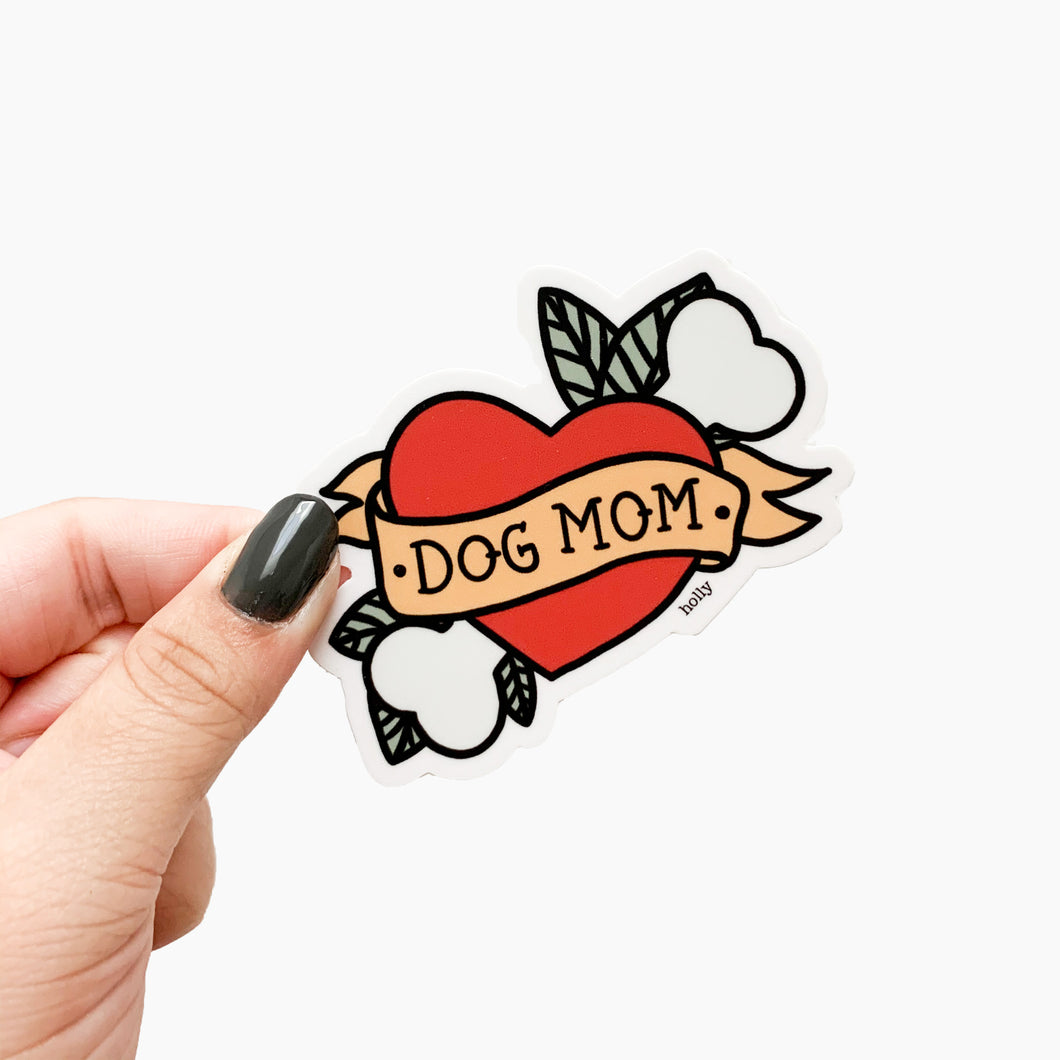 I Love Mom Tattoo Newfoundland Dog Mom Mothers Day Gift Art by BeKindShine   Society6