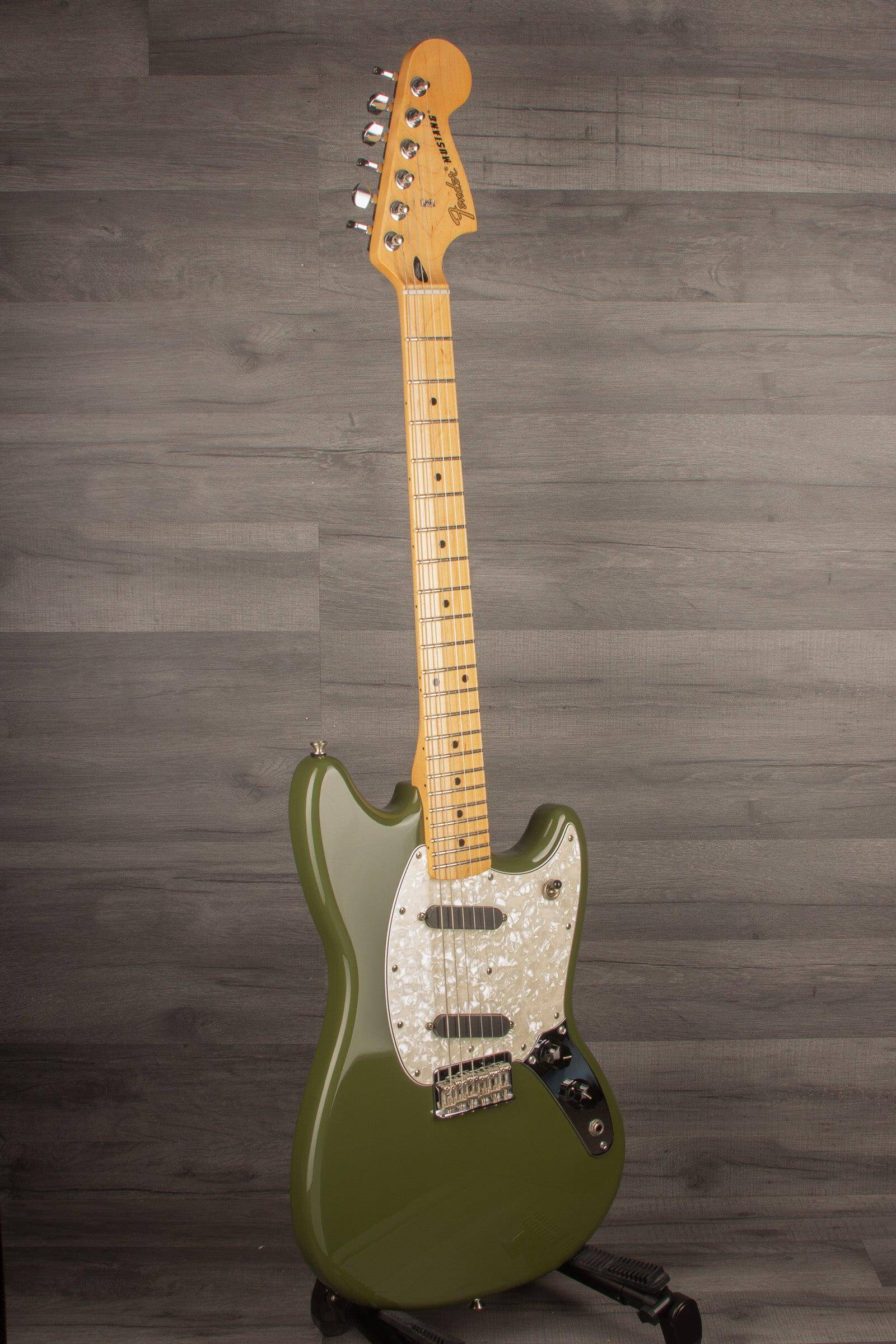 USED - Fender Mustang Olive Green