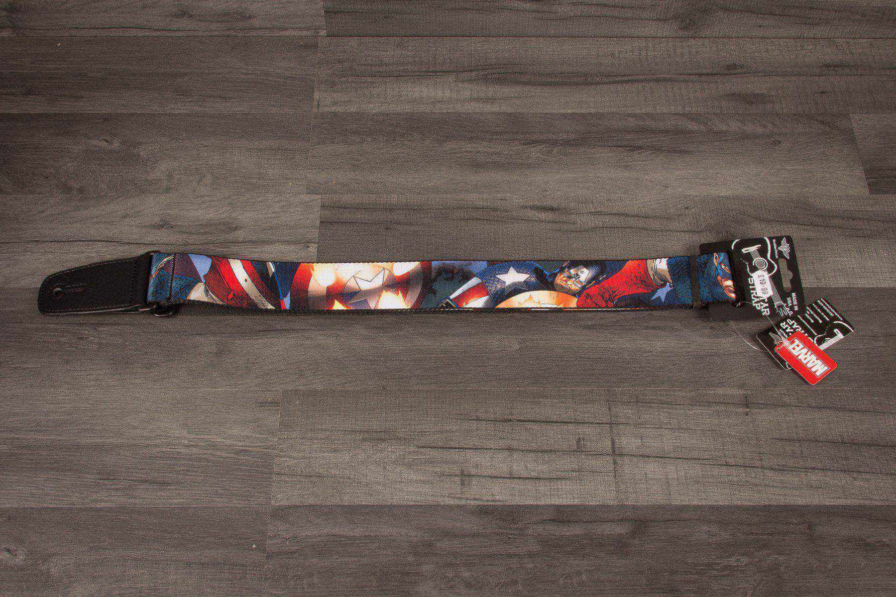 captain america guitar strap