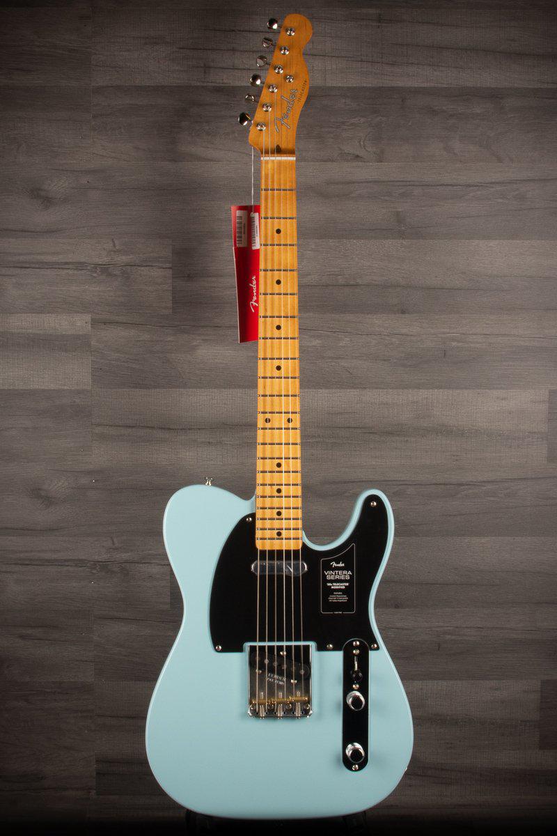 fender vintera 50s telecaster modified daphne blue