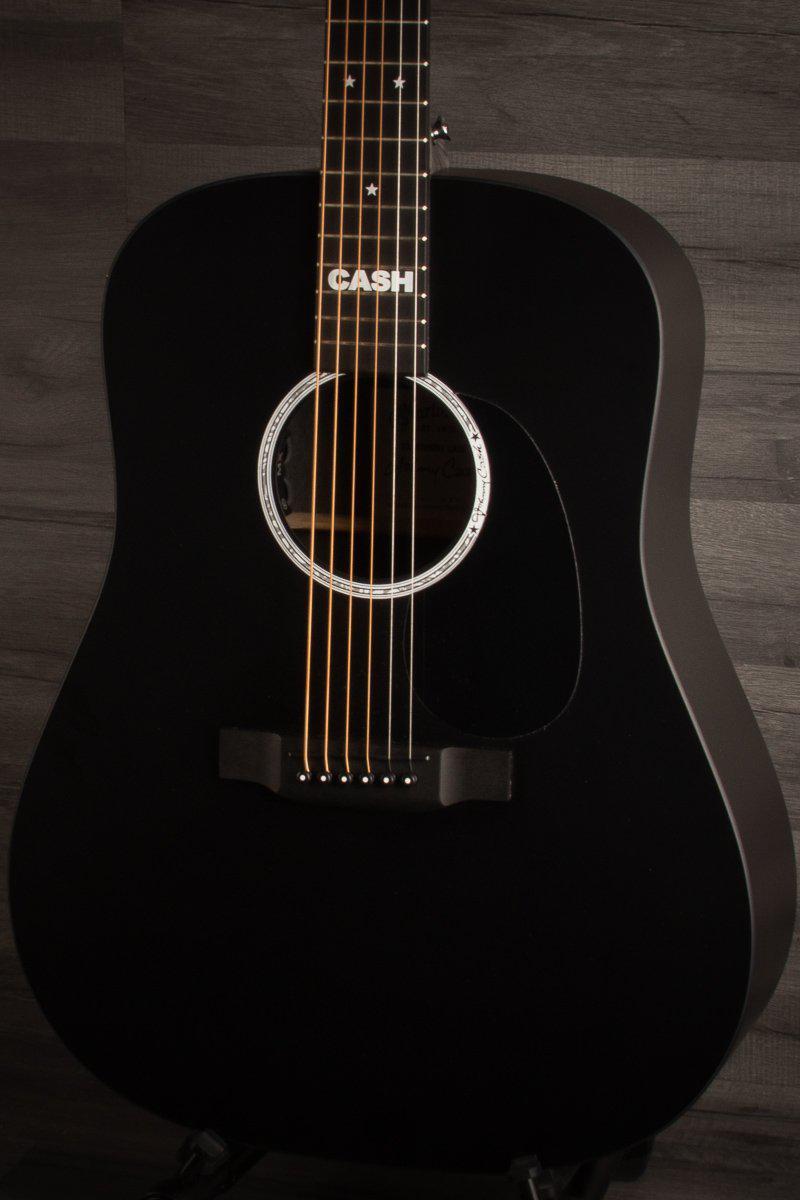 martin dxae black acoustic guitar