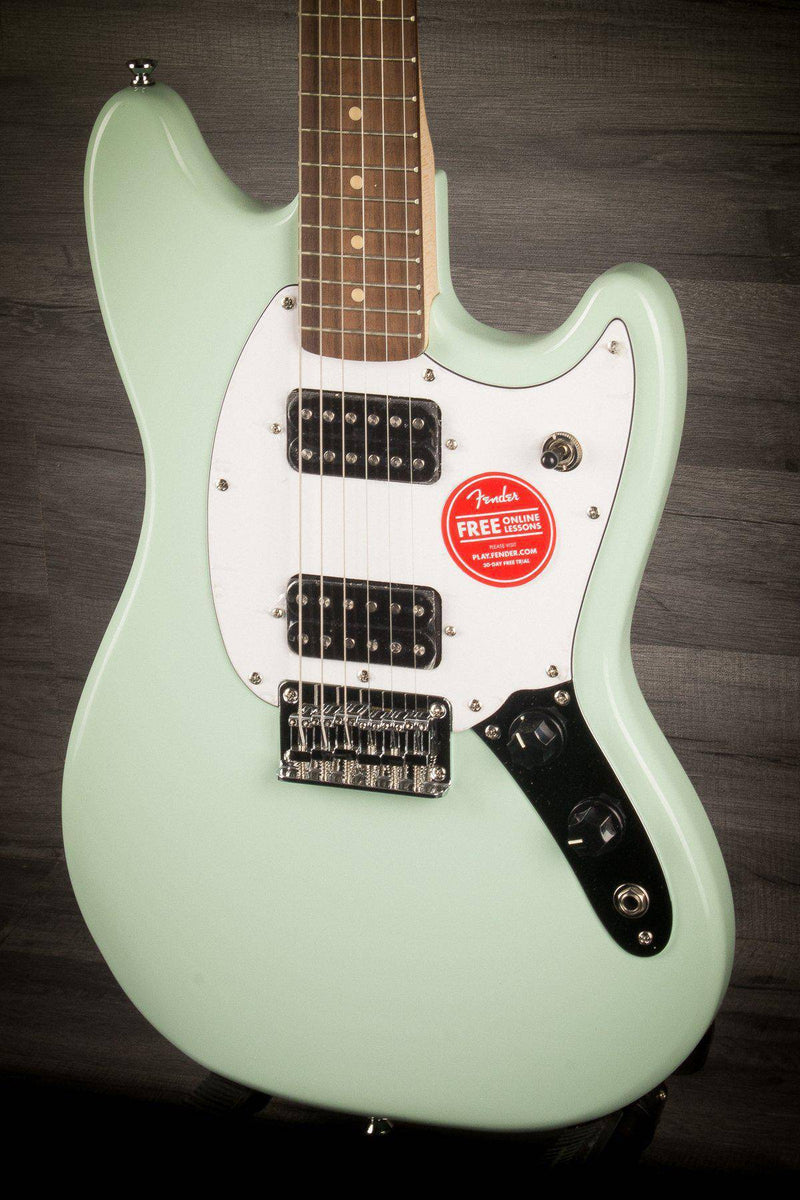 fender squier bullet mustang hh surf green