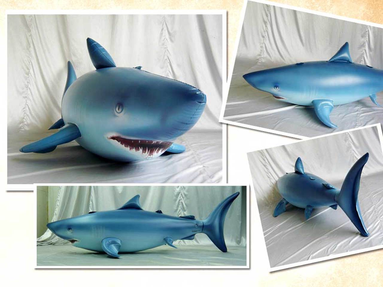 giant inflatable shark