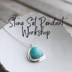 Stone set pendant workshop