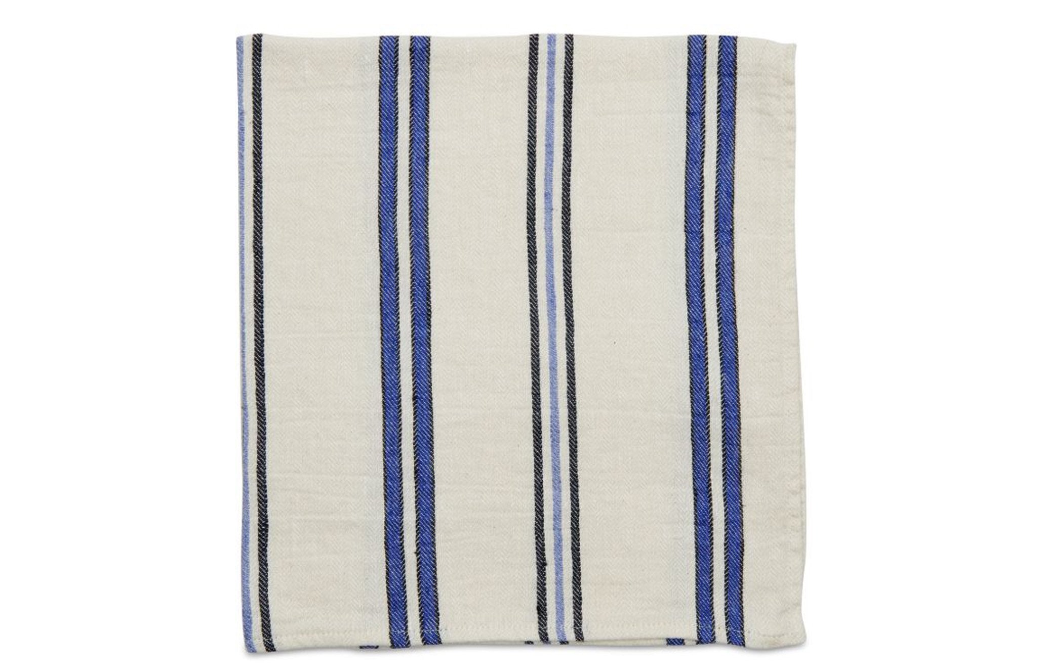 Bistro Stripe Napkin - Blue