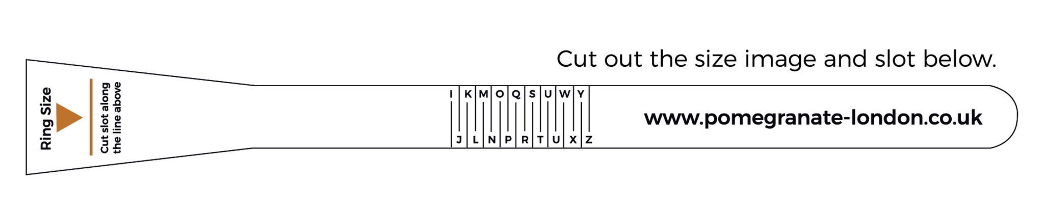 measure your finger size, US size , UK size