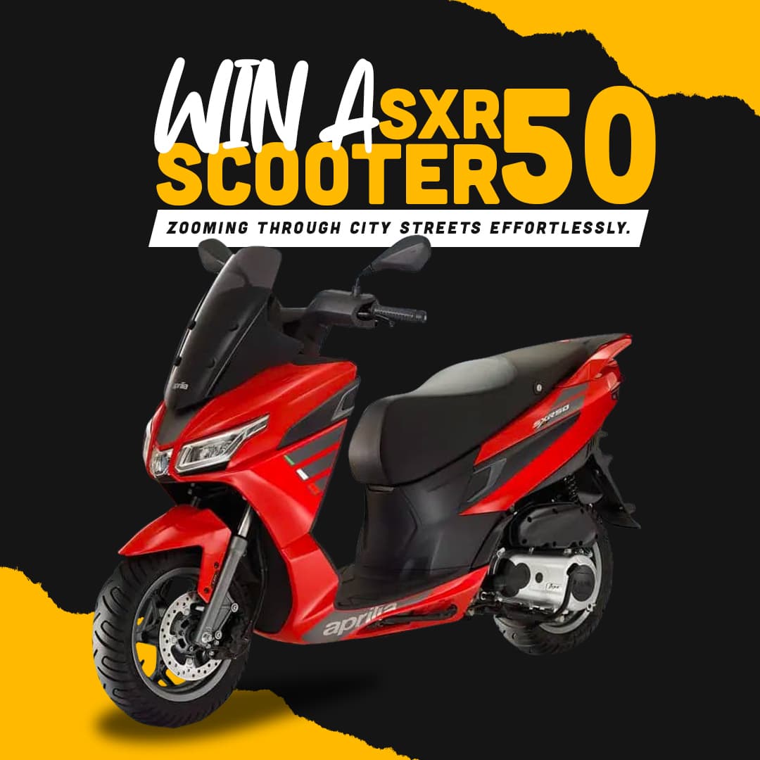 showcase photo of scooter sxr50 model