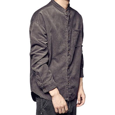 RAKINES 20aw corduroy Stand collar shirt