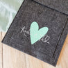 U-Heft Sleeve personalisiert - Filz | Herz - KleinKinderKram Baby Online Shop