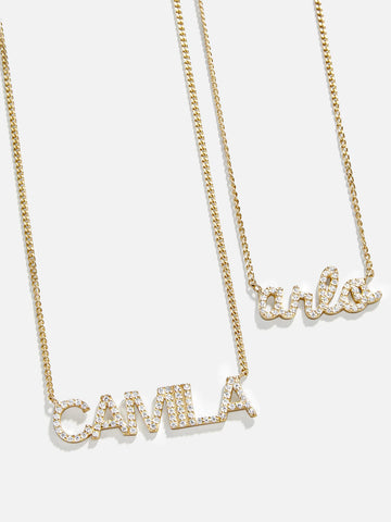 Custom Name Necklace - Bauble Bar 