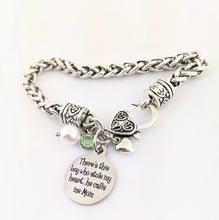 Load image into Gallery viewer, This Boy Stole My Heart Antiqued Silver Bracelet