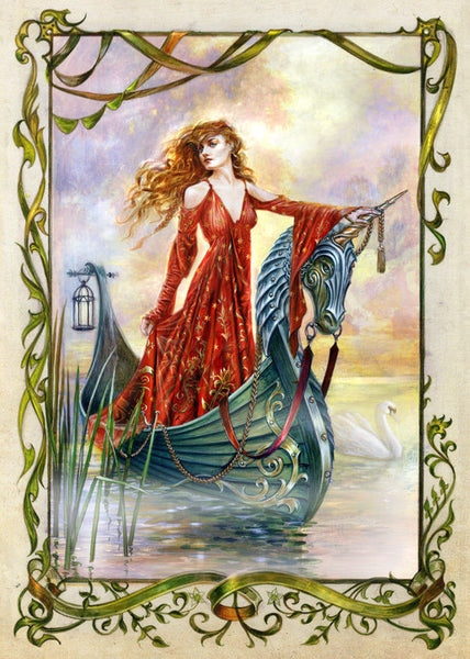 sale template for cards greeting Lady Briar the Medieval Fantasy of King by Mists Card