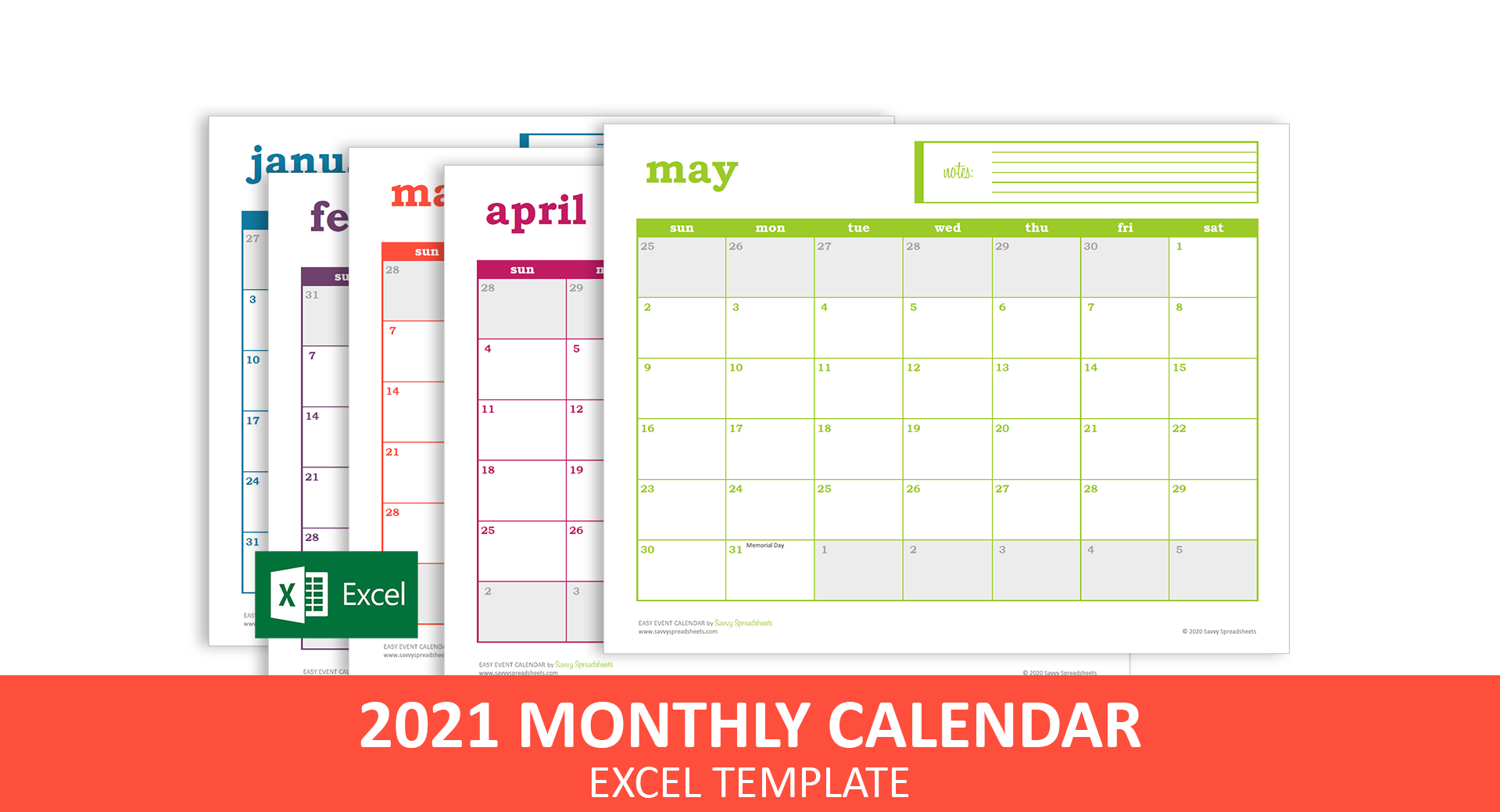 easy event calendar excel template savvy spreadsheets