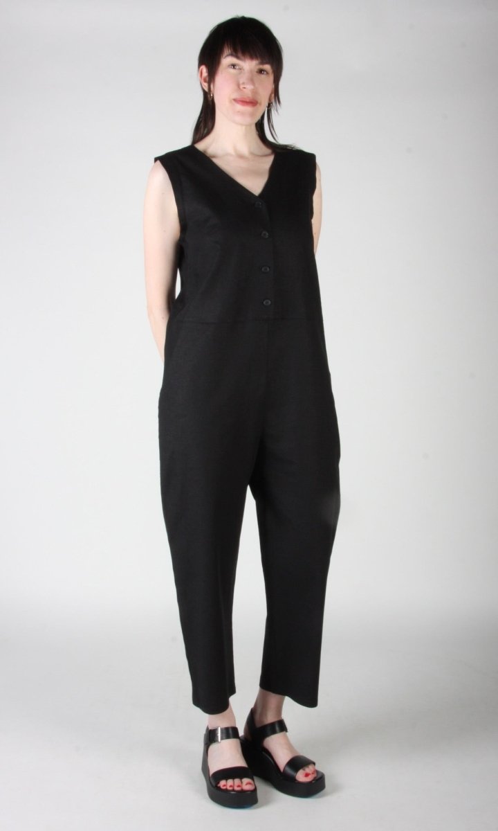 Birds of North America Myna Jumpsuit (Black)