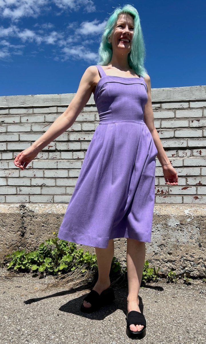 Birds of North America Thornbill Dress (Lilac)