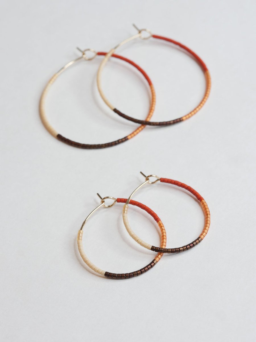 Daldanea Farah Hoop Earrings (Multiple Sizes)