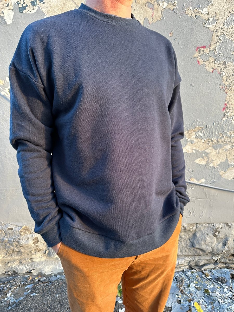 Atelier B French Terry Crewneck (Navy)