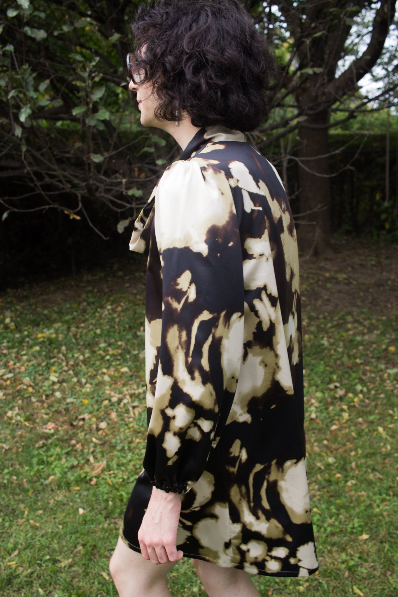 Birds of North America Emu Dress - Ink Clouds (Online Exclusive)