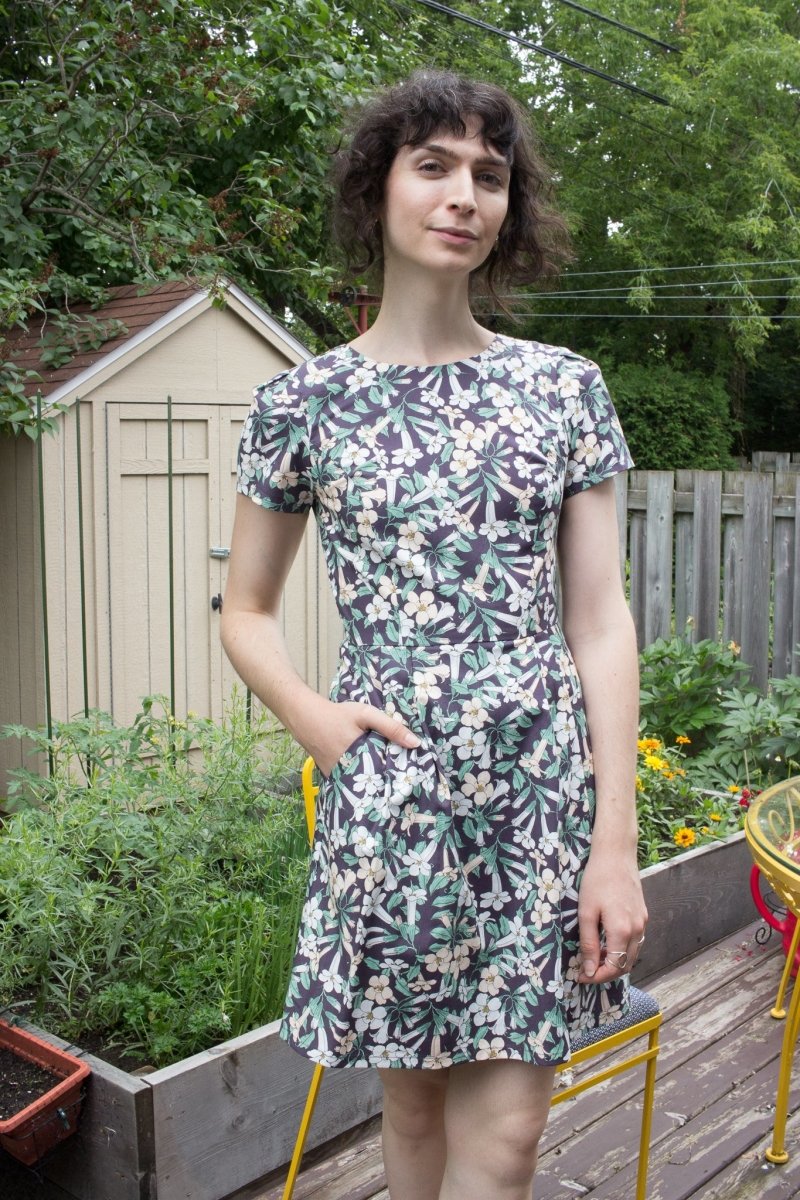 Birds of North America Engoulevent Dress - Honeysuckle (Online Exclusive)