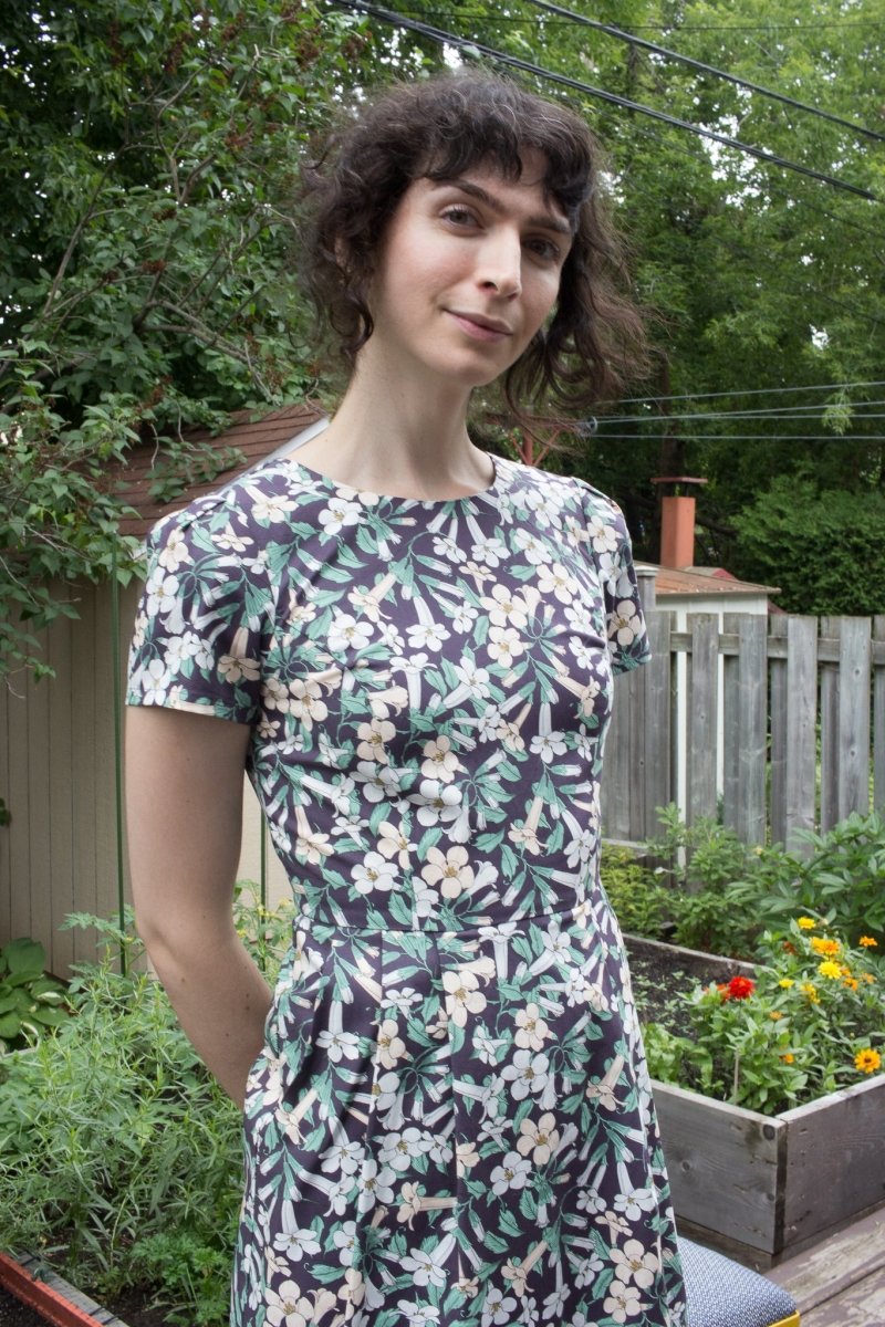 Birds of North America Engoulevent Dress - Honeysuckle (Online Exclusive)