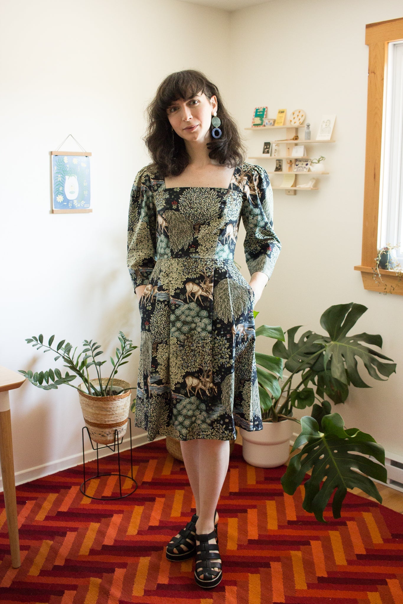 Birds of North America Helldiver Dress - Grazing (Online Exclusive)