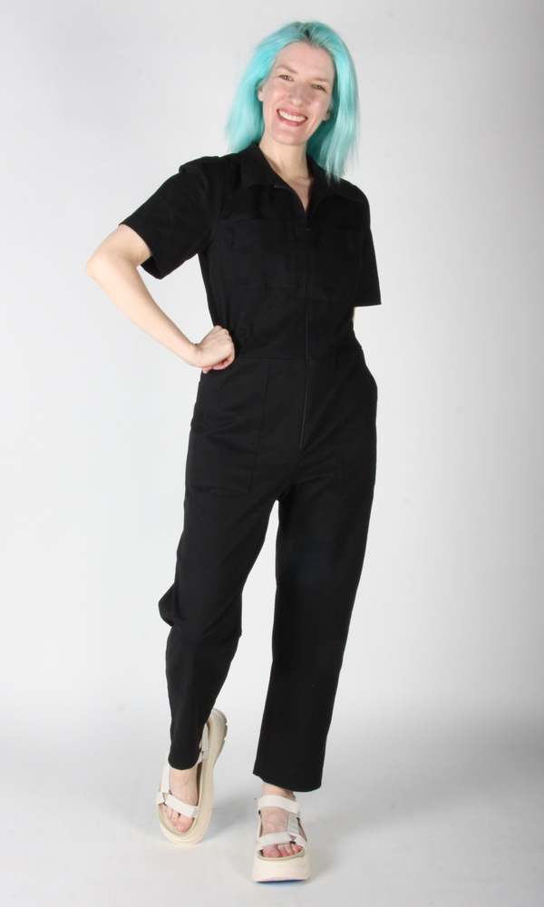 Birds of North America Nonpareil Jumpsuit (Black)