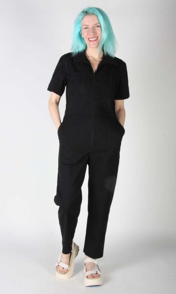 Birds of North America Nonpareil Jumpsuit (Black)