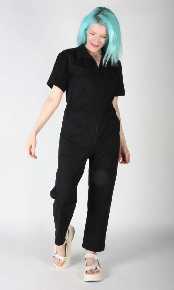 Birds of North America Nonpareil Jumpsuit (Black)