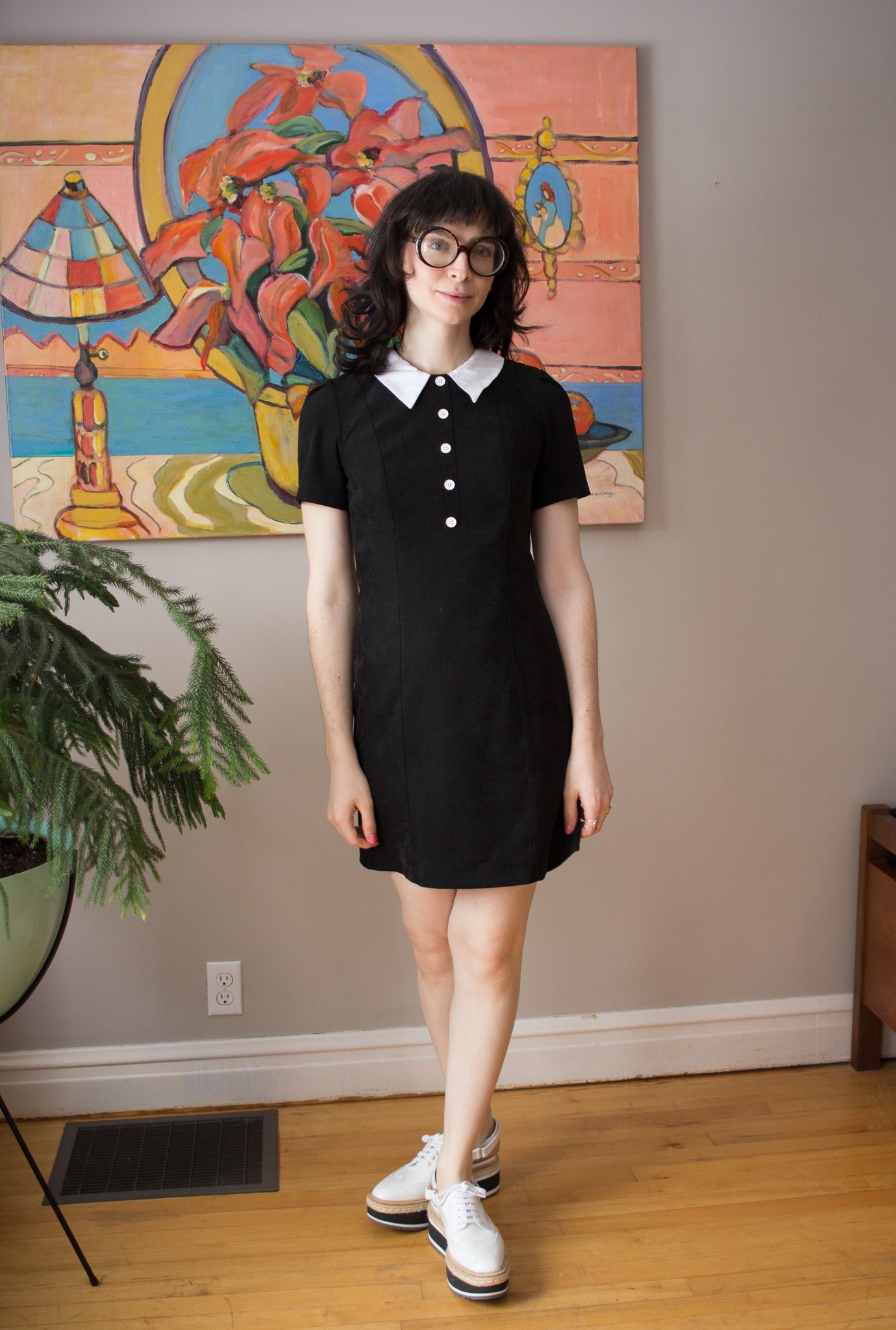 Birds of North America Peep Dress (Black)