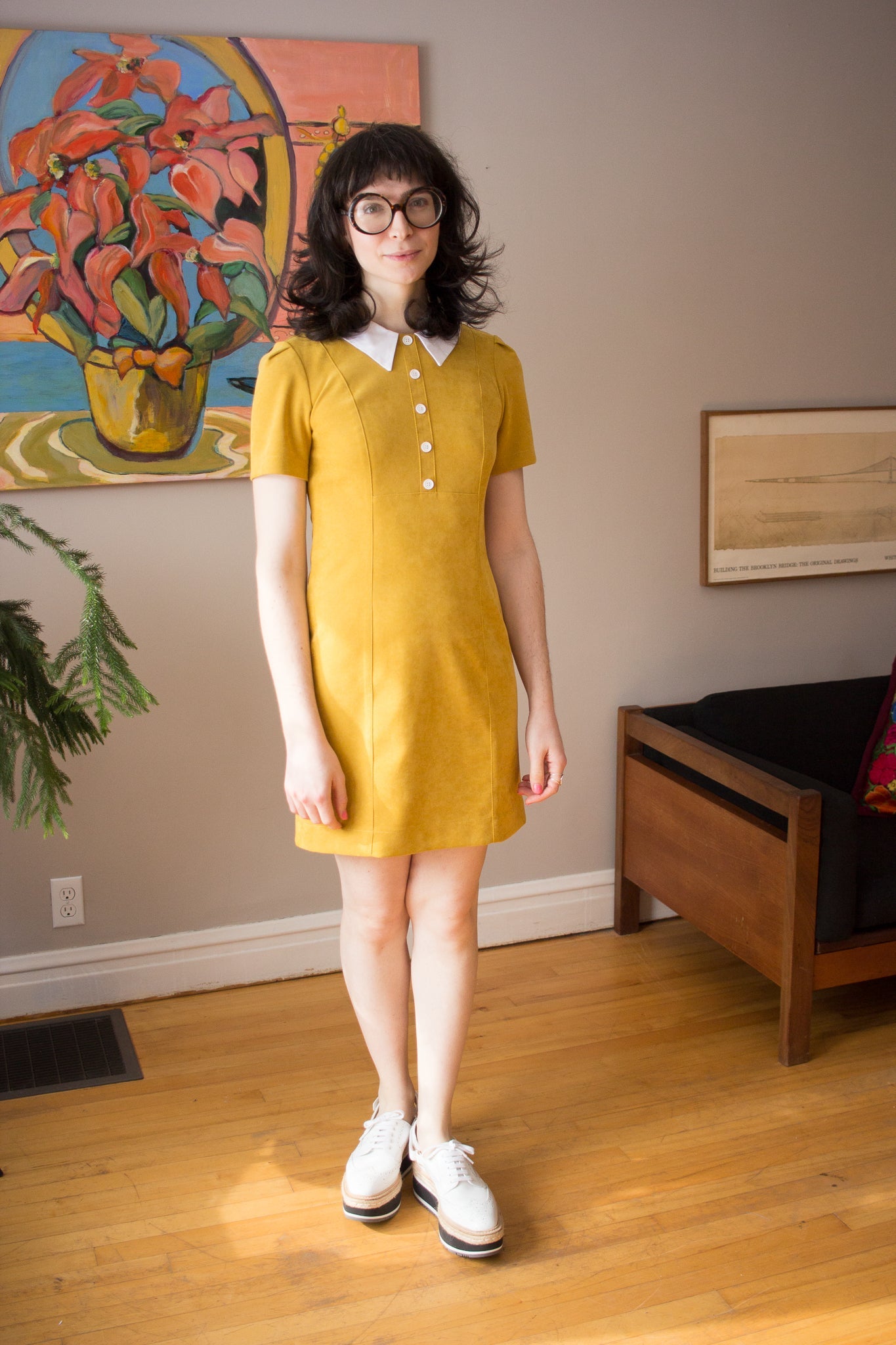 Birds of North America Peep Dress (Dandelion)