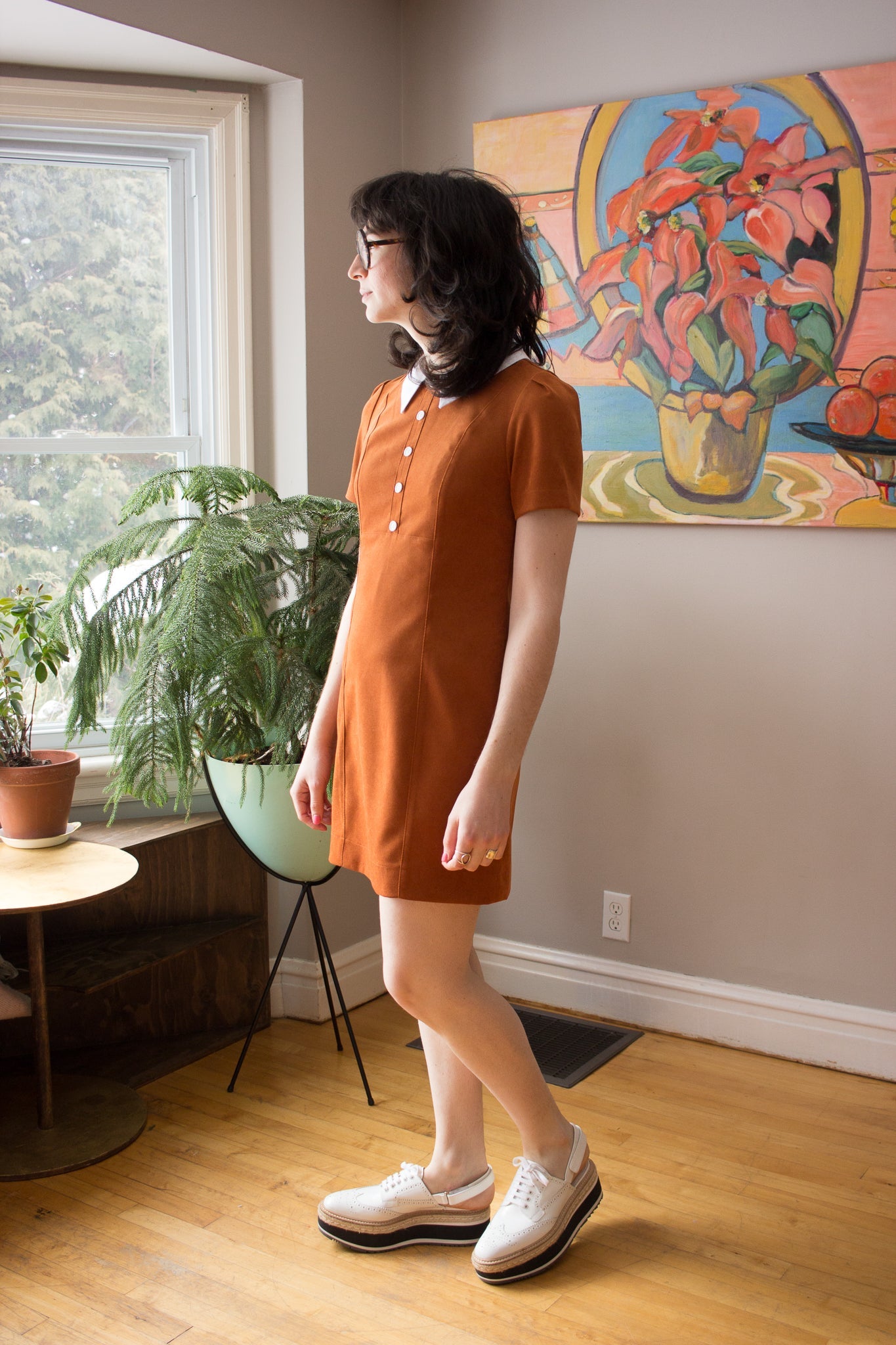 Birds of North America Peep Dress (Marmalade)