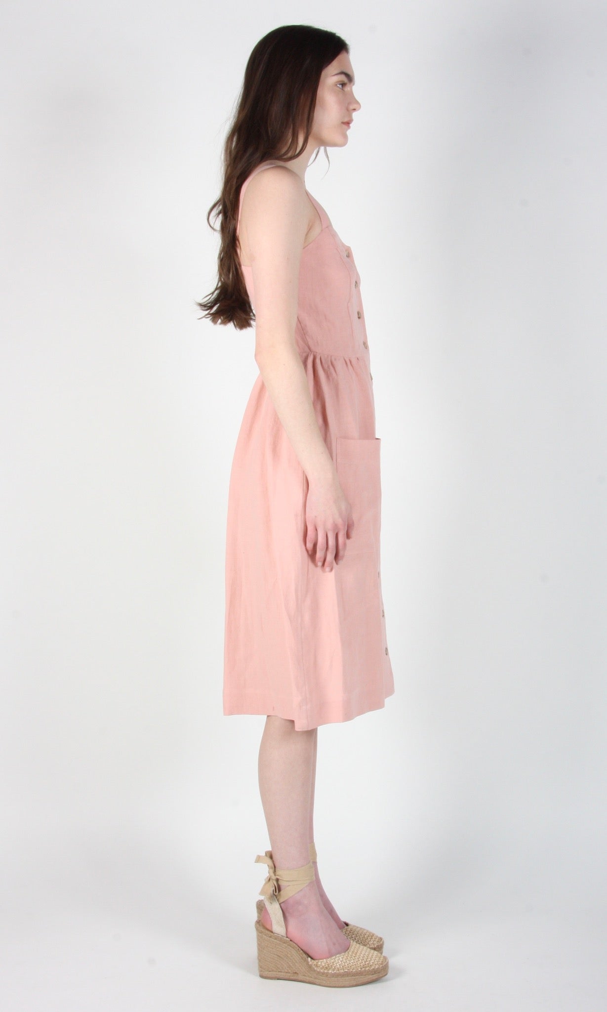 Birds of North America Thistlebird Dress - Peach (Online Exclusive)