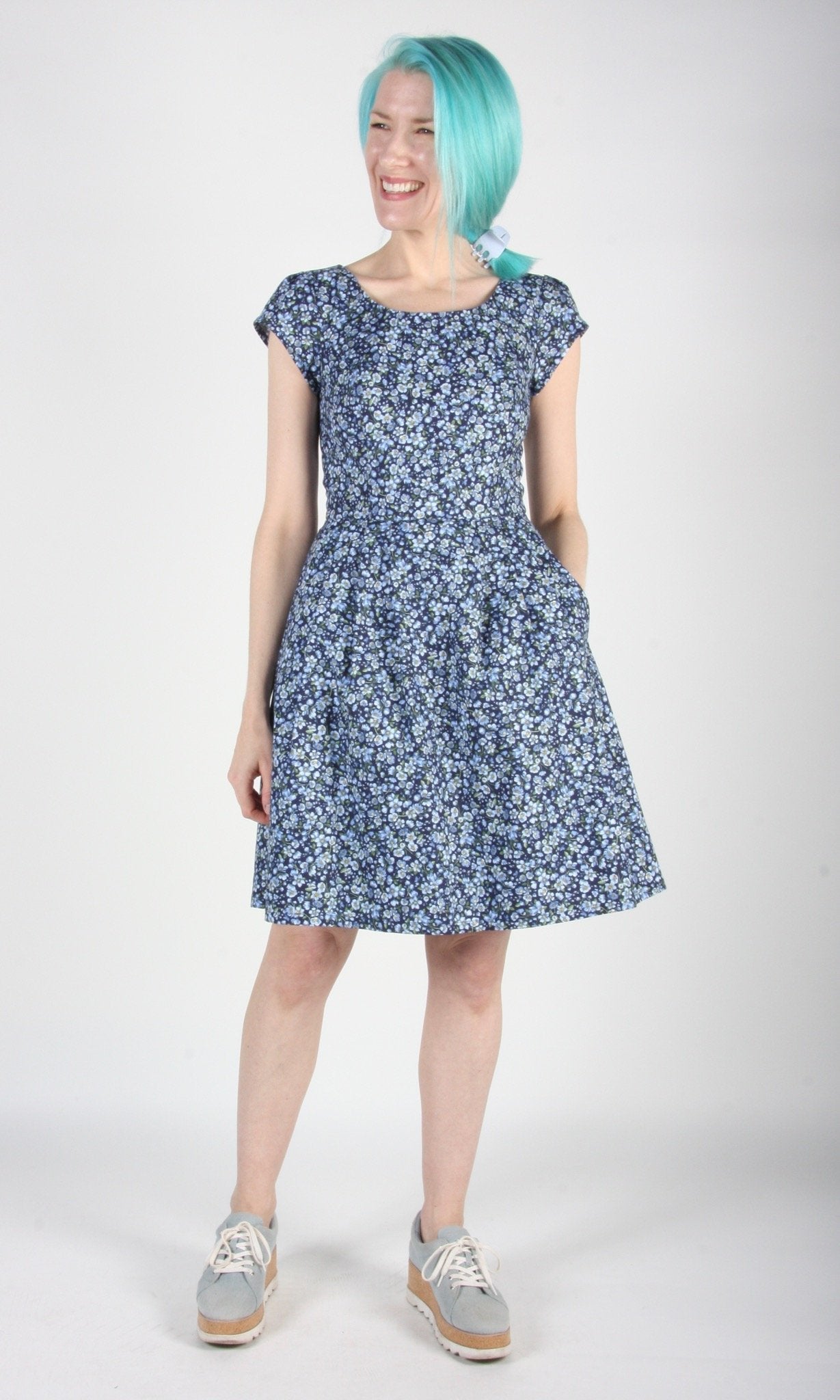 Birds of North America Turnstone Dress - Forget Me Not (Online Exclusive)