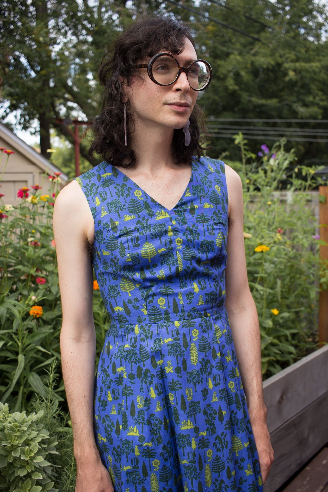 Birds of North America Wood Snipe Dress - Forager (Online Exclusive)