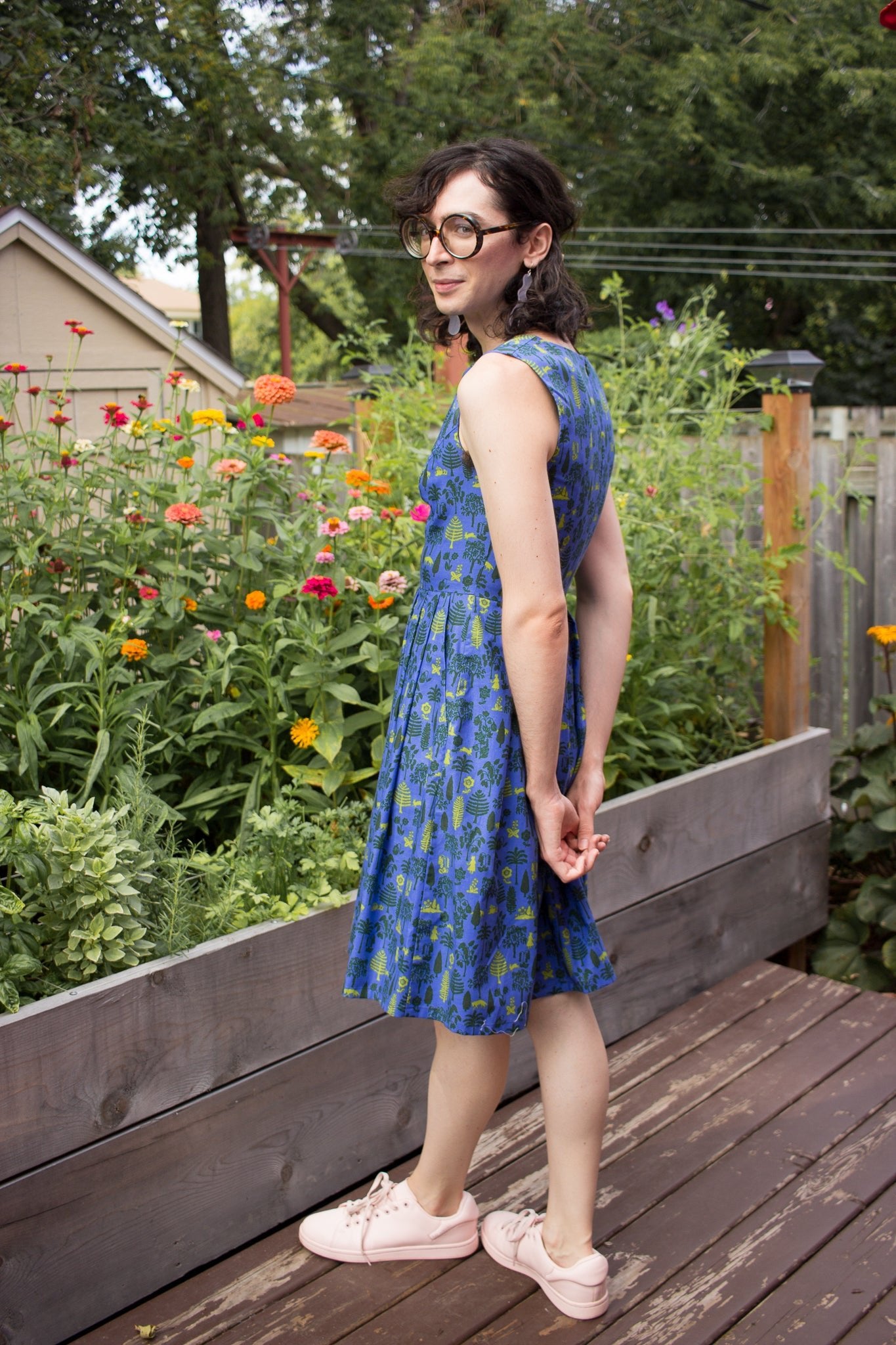 Birds of North America Wood Snipe Dress - Forager (Online Exclusive)