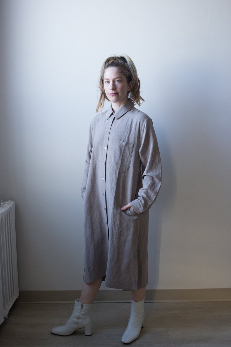 Bodybag Oran Shirt Dress (Stone or Raspberry)