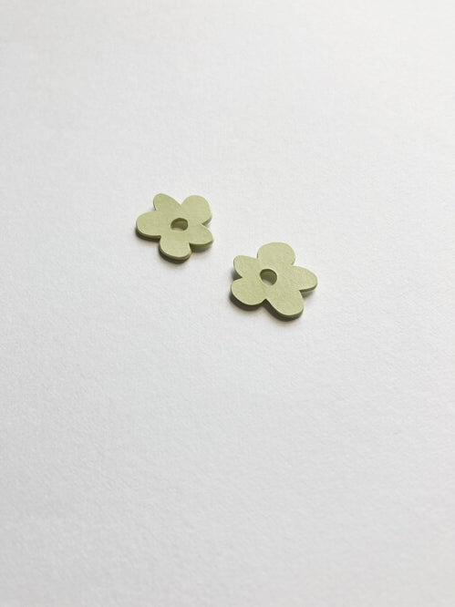 Cartouche MTL Flower Stud Earrings