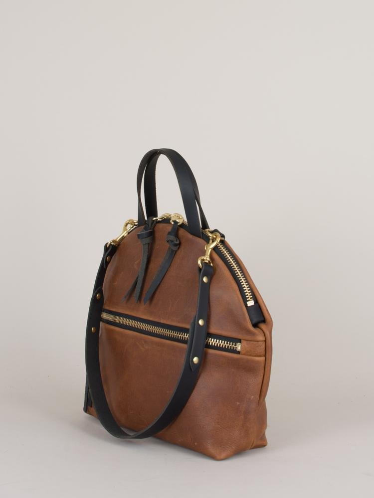 Eleven Thirty Anni Large Shoulder Bag (Bronze with Front Zipper)